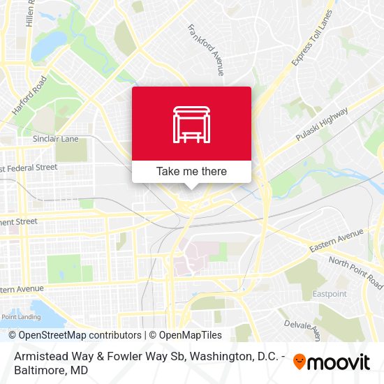 Armistead Way & Fowler Way Sb map