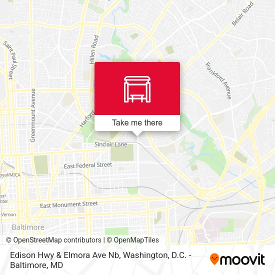 Mapa de Edison Hwy & Elmora Ave Nb