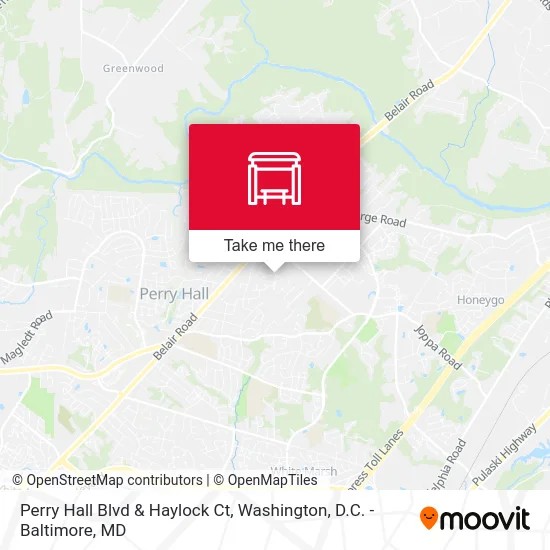 Perry Hall Blvd & Haylock Ct map
