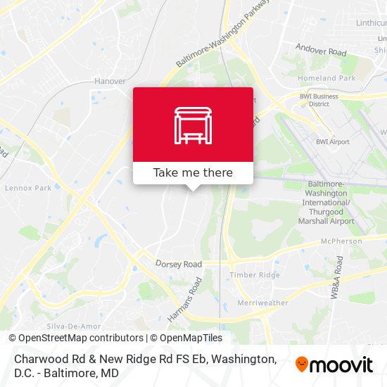 Charwood Rd & New Ridge Rd FS Eb map