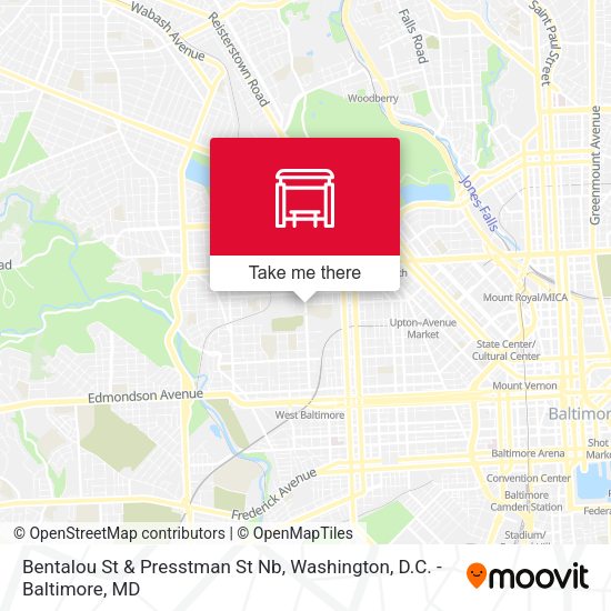 Mapa de Bentalou St & Presstman St Nb