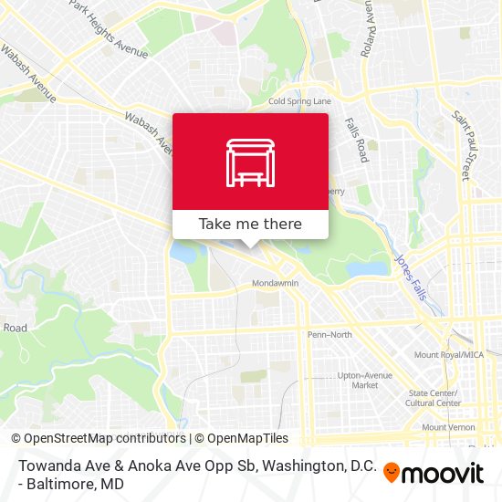Mapa de Towanda Ave & Anoka Ave Opp Sb