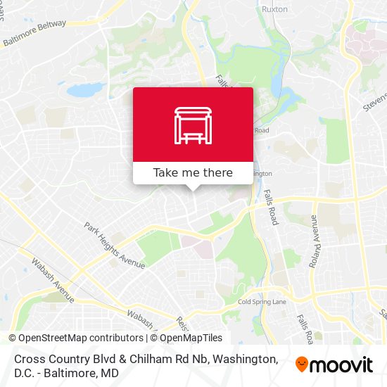 Mapa de Cross Country Blvd & Chilham Rd Nb