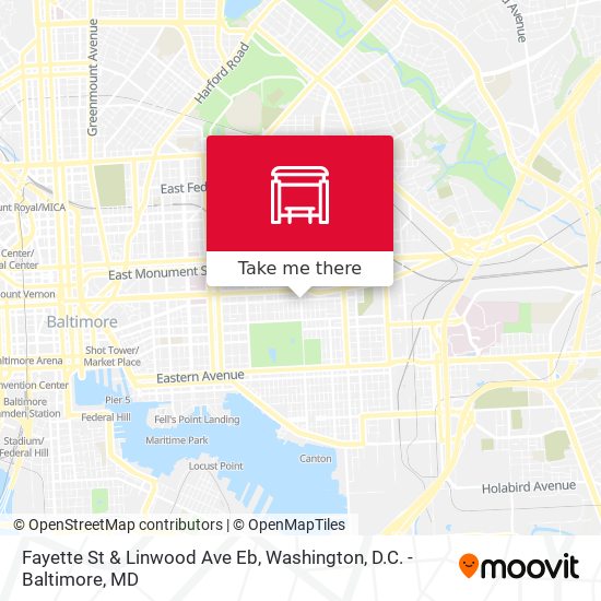 Mapa de Fayette St & Linwood Ave Eb