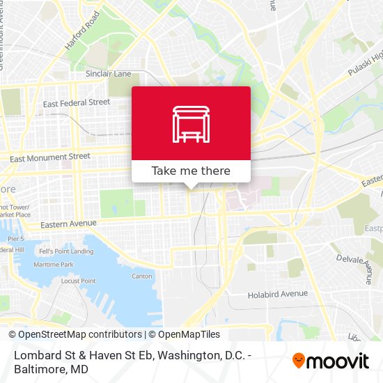 Mapa de Lombard St & Haven St Eb