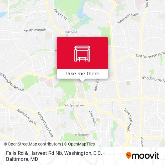 Mapa de Falls Rd & Harvest Rd Nb