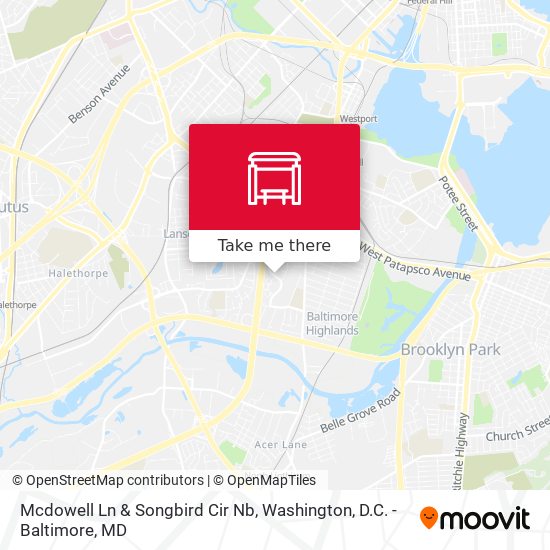 Mcdowell Ln & Songbird Cir Nb map