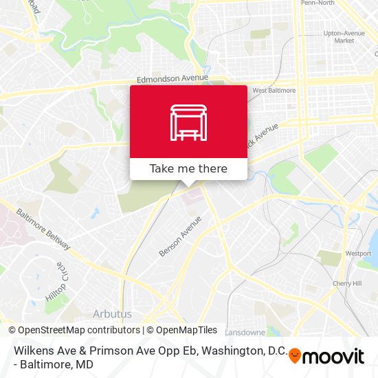 Mapa de Wilkens Ave & Primson Ave Opp Eb