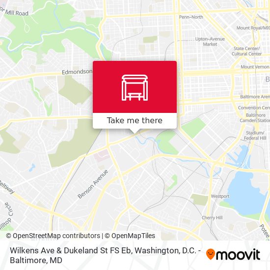 Wilkens Ave & Dukeland St FS Eb map