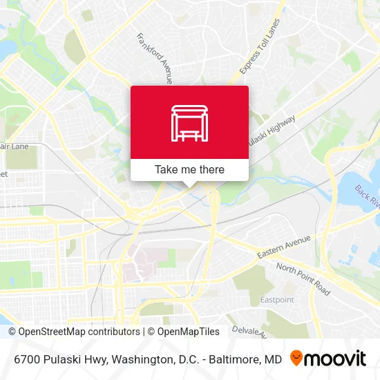 6700 Pulaski Hwy map