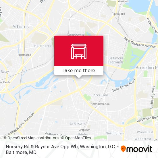 Mapa de Nursery Rd & Raynor Ave Opp Wb