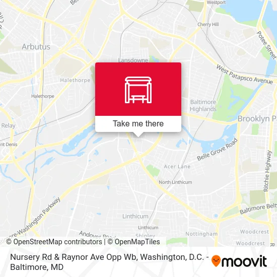 Nursery Rd & Raynor Ave Opp Wb map