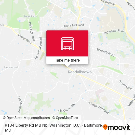 9134 Liberty Rd MB Nb map