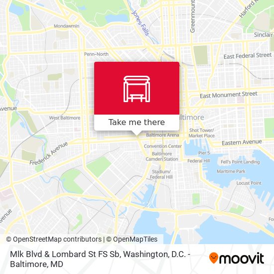 Mlk Blvd & Lombard St FS Sb map