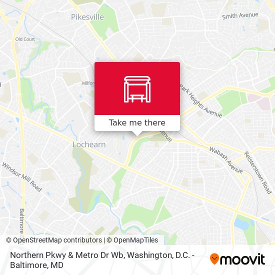 Mapa de Northern Pkwy & Metro Dr Wb