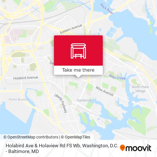 Mapa de Holabird Ave & Holaview Rd FS Wb