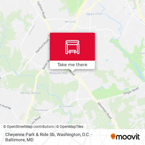 Mapa de Cheyenne Park & Ride Sb