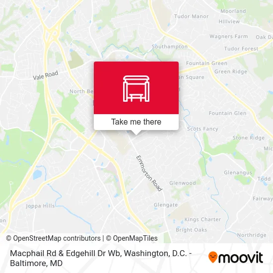 Macphail Rd & Edgehill Dr Wb map