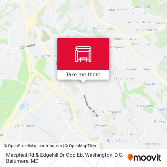 Mapa de Macphail Rd & Edgehill Dr Opp Eb