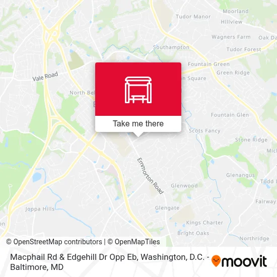 Macphail Rd & Edgehill Dr Opp Eb map