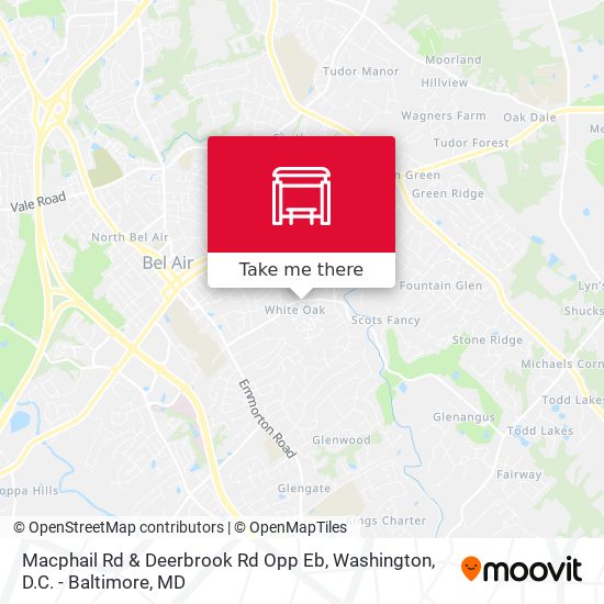 Macphail Rd & Deerbrook Rd Opp Eb map
