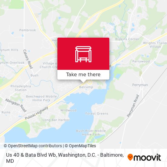 Mapa de Us 40 & Bata Blvd Wb