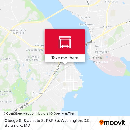 Mapa de Otsego St & Juniata St P&R Eb