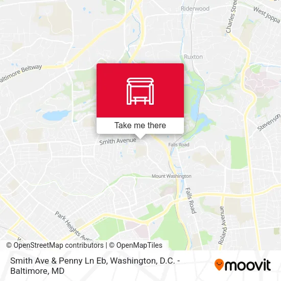 Smith Ave & Penny Ln Eb map