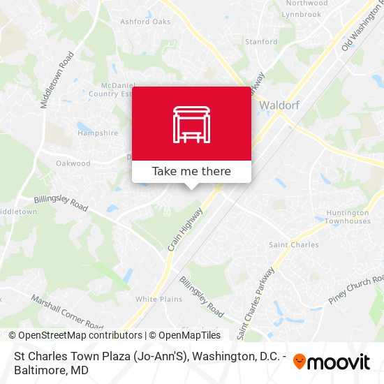 St Charles Town Plaza (Jo-Ann'S) map