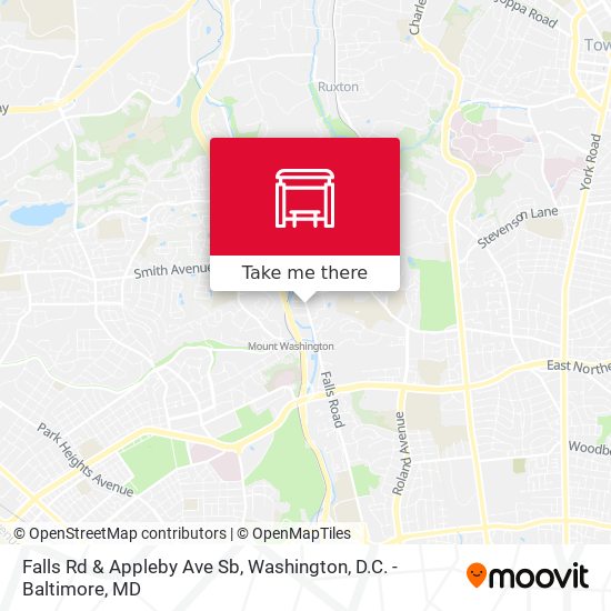 Mapa de Falls Rd & Appleby Ave Sb