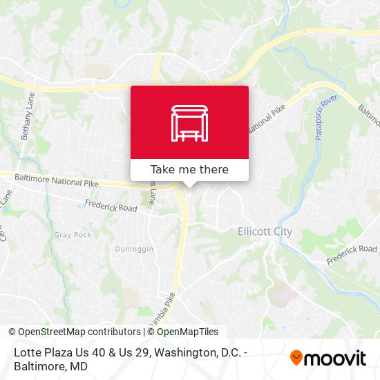 Mapa de Lotte Plaza Us 40 & Us 29