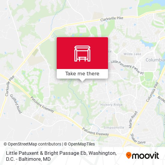 Mapa de Little Patuxent & Bright Passage Eb