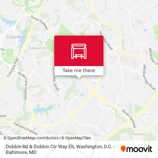 Mapa de Dobbin Rd & Dobbin Ctr Way Eb