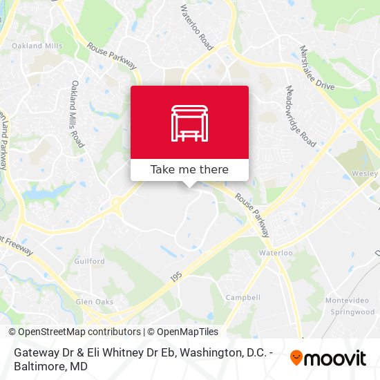 Gateway Dr & Eli Whitney Dr Eb map