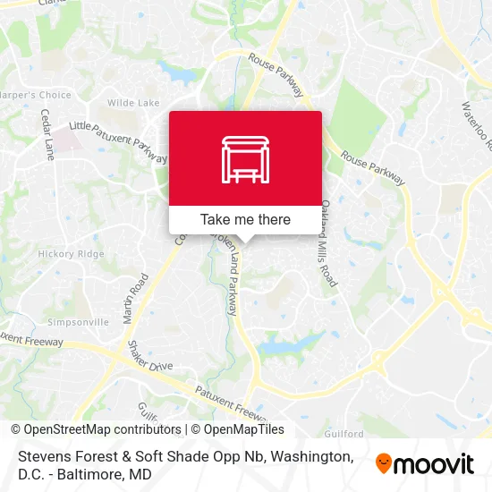 Stevens Forest & Soft Shade Opp Nb map