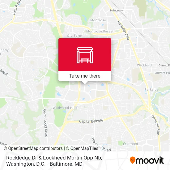 Rockledge Dr & Lockheed Martin Opp Nb map