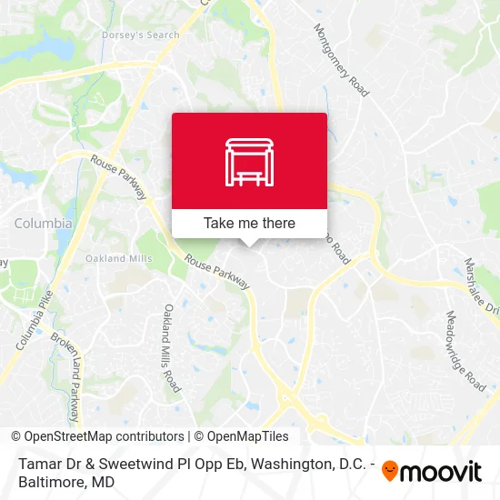 Tamar Dr & Sweetwind Pl Opp Eb map