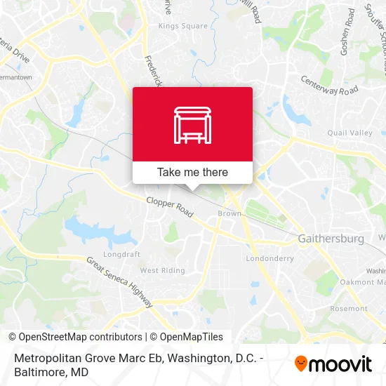 Mapa de Metropolitan Grove Marc Eb
