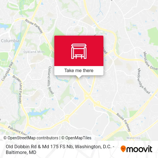 Mapa de Old Dobbin Rd & Md 175 FS Nb