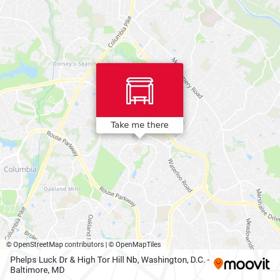 Phelps Luck Dr & High Tor Hill Nb map