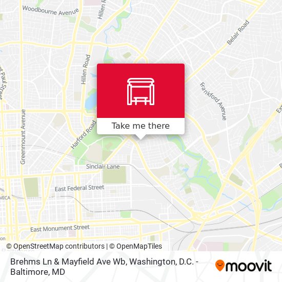 Mapa de Brehms Ln & Mayfield Ave Wb