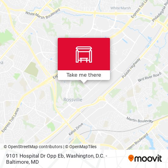 Mapa de 9101 Hospital Dr Opp Eb