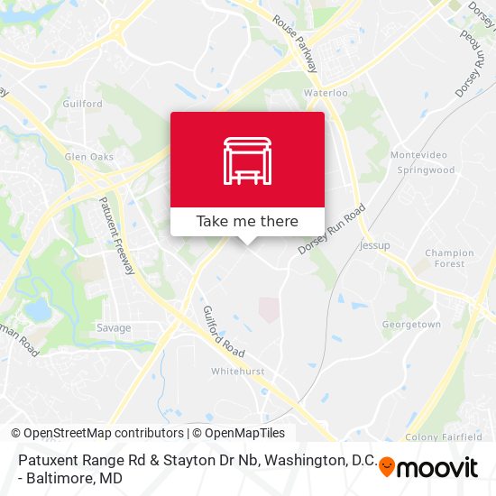 Mapa de Patuxent Range Rd & Stayton Dr Nb