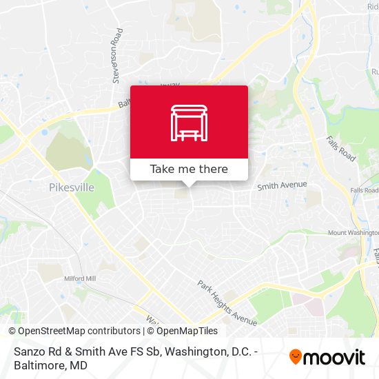 Mapa de Sanzo Rd & Smith Ave FS Sb