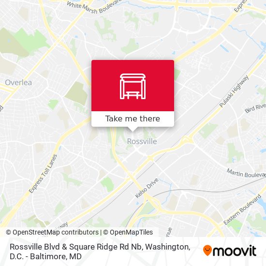 Mapa de Rossville Blvd & Square Ridge Rd Nb