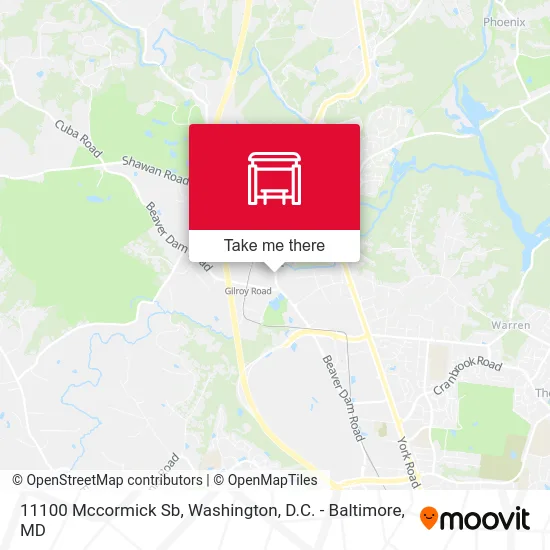 11100 Mccormick Sb map