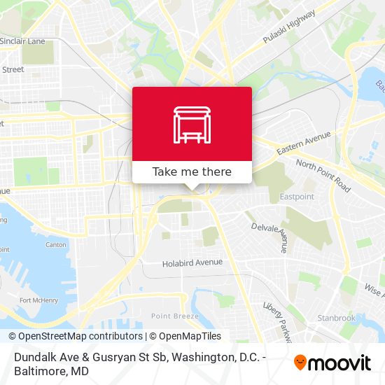 Mapa de Dundalk Ave & Gusryan St Sb