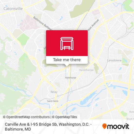 Mapa de Carville Ave & I-95 Bridge Sb