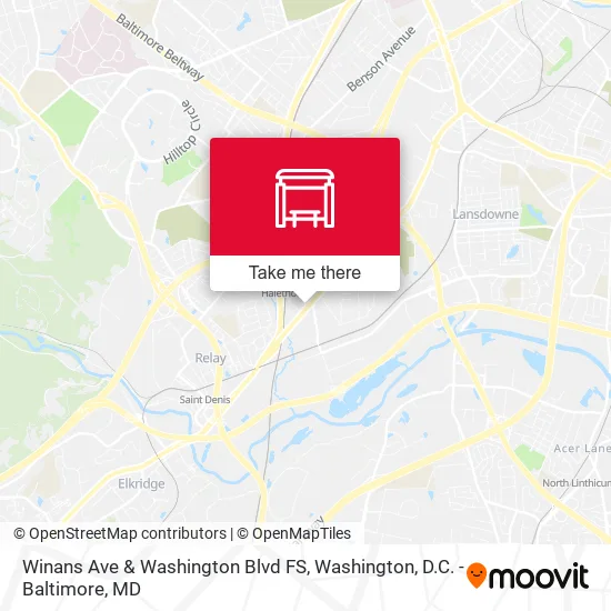 Mapa de Winans Ave & Washington Blvd FS