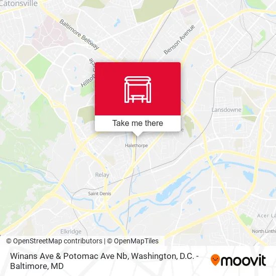 Mapa de Winans Ave & Potomac Ave Nb